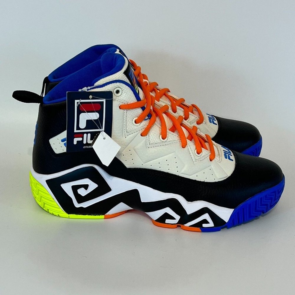 Fila Men's MB 1BM01861-117 Multicolor Lace Up Basketball Shoes Size 11 11.5 15
